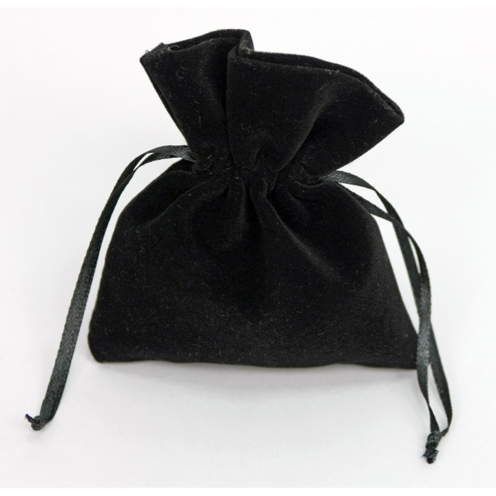 Sacchetto Tessuto 10x12 cm nero | CarinCasa