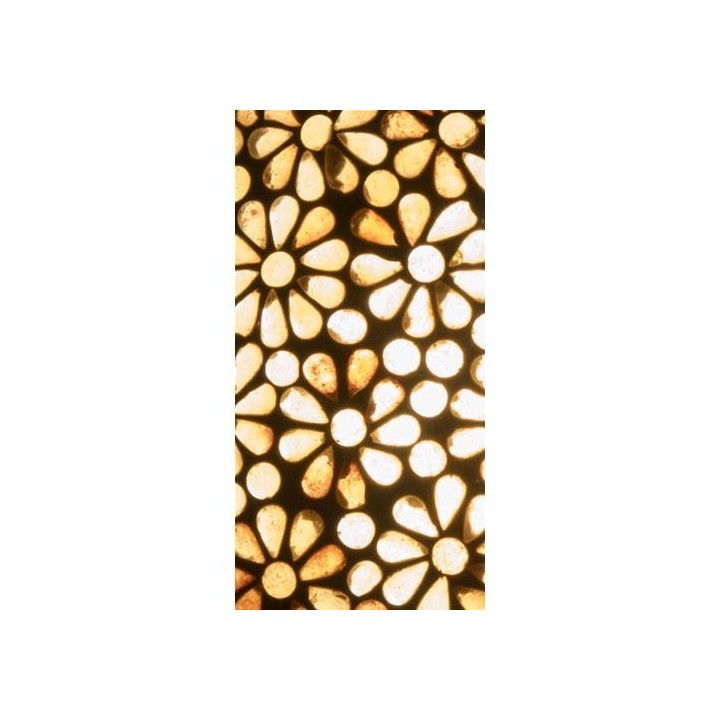 Lampada 17x17x17 cm da tavolo in vetro mosaicata yellow…