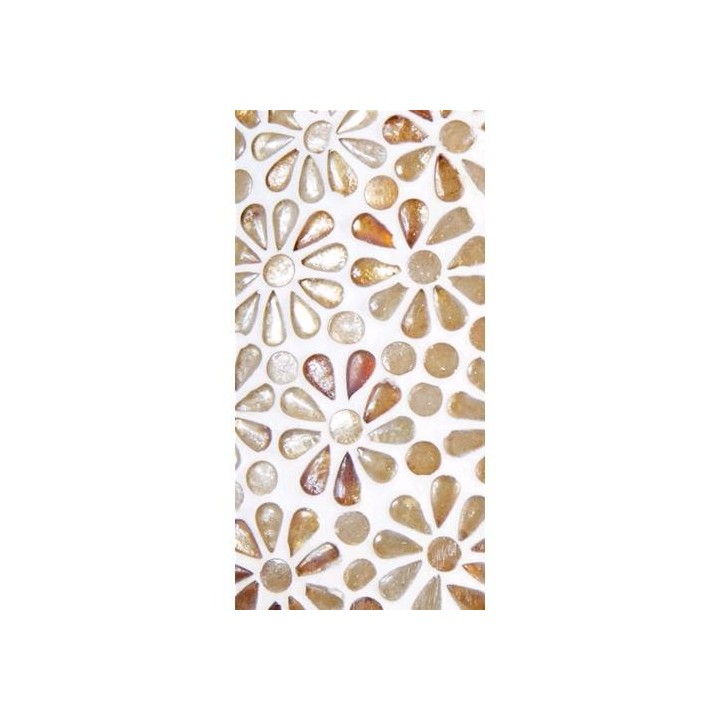 Lampada 17x17x17 cm da tavolo in vetro mosaicata yellow…