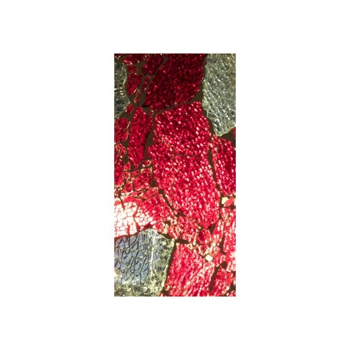 Lampada 16x16x45 cm da tavolo in vetro mosaicata vulcanic…