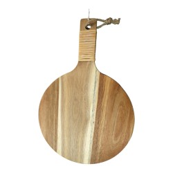 Tagliere rotondo in legno di acacia