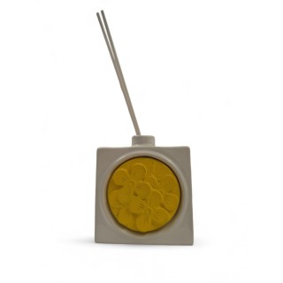 Profumatore Floreale bianco giallo 10x11 cm ilary queen