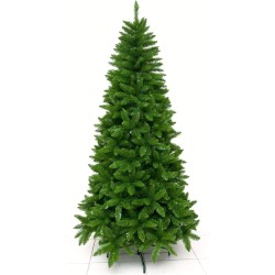 Albero di natale diametro 90x150 cm slim forest Pvc 410 rami