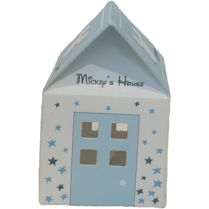 Casetta azzurra disney 55x55x50 mm - 5,5x5 cm mickey mouse…