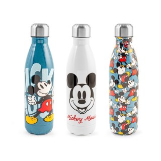 Bottiglia termica mickey class topolino disney in acciaio inox, doppia parete ml 500