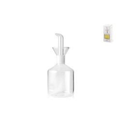 Ampolla in vetro borosilicato trasparente ml 250 antigoccia