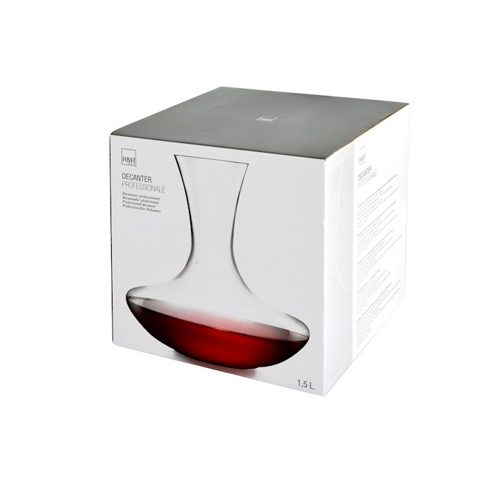 Decanter ambiente in vetro trasparente lt 1,5