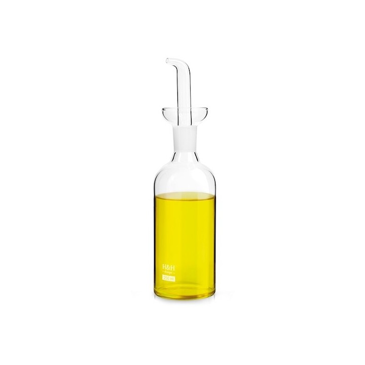 Ampolla cilindrica in vetro borosilicato trasparente ml 250