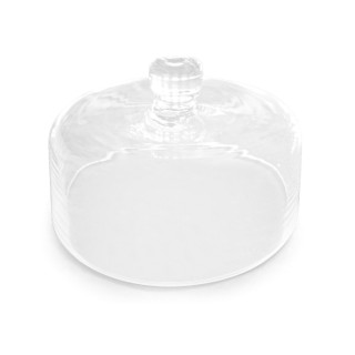 Cupola collier in vetro trasparente cm 27,5