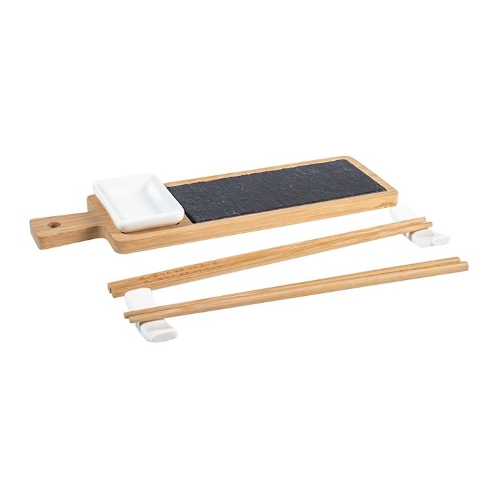 Set 9Pz. Sushi Ardesia Bambu' Cm 9X28