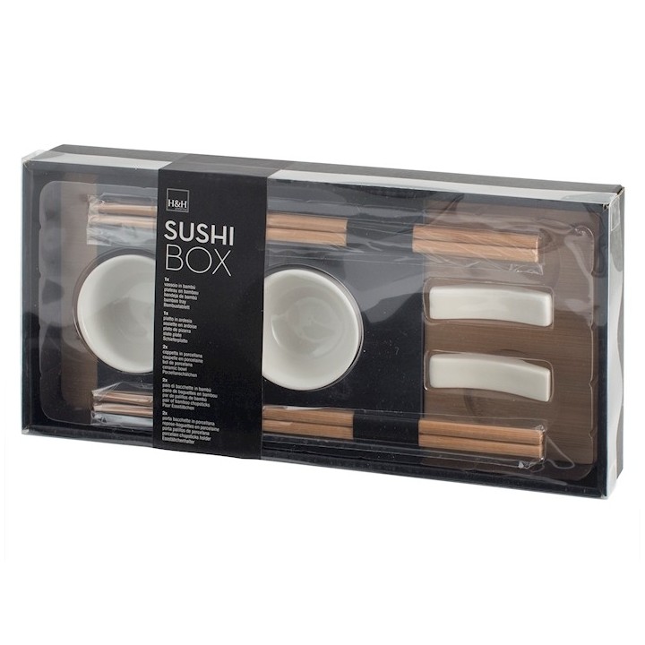 Set 10Pz. Sushi Ardesia Bambu' Cm 14X30
