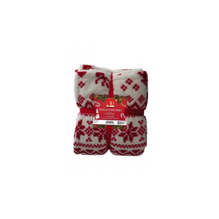 Coperta in tessuto sherpa-ass. 3 colori-cm. 150 x 200 / gr. 220 al mq. (retro gr. 200 al mq.)