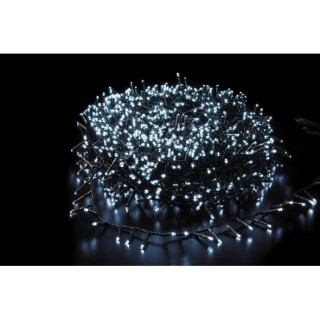 Catena luminosa con 560 minilucciole LED bianche