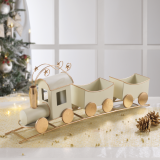 Trenino in metallo 60x9x24h cm