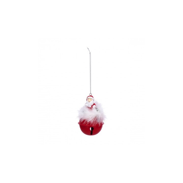 Decorazione natalizia da appendere con campanella