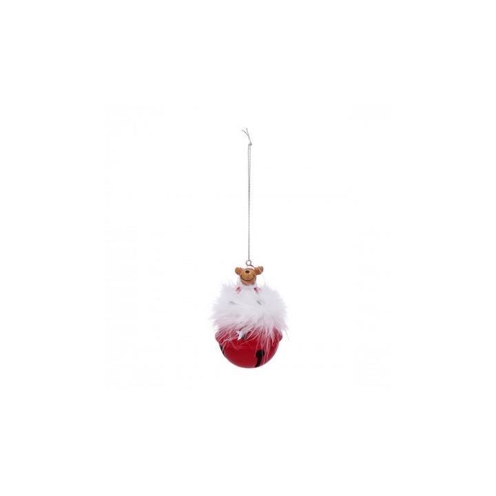 Decorazione natalizia da appendere con campanella