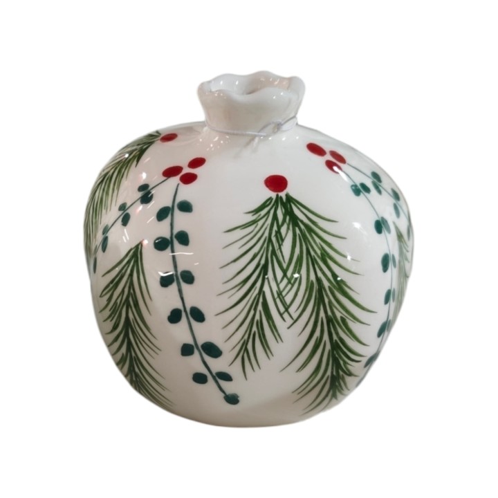 Profumatore melograno artigianale assortito nei colori incluso profumo e stecchette 10x10,5 cm