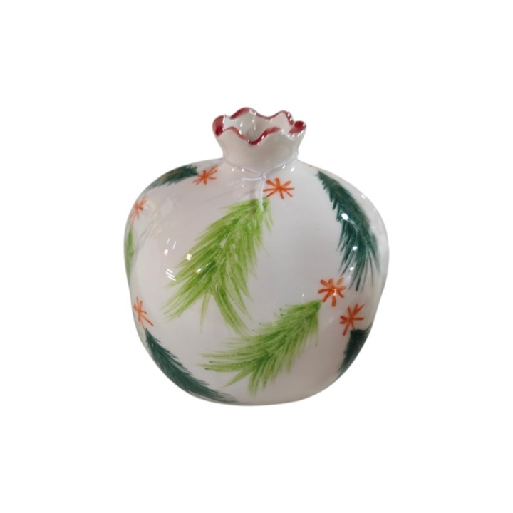 Profumatore melograno artigianale assortito nei colori incluso profumo e stecchette 10x10,5 cm