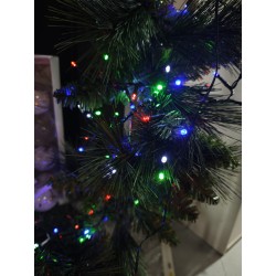 Catena luci led 700 led minilucciole multicolore 19 metri