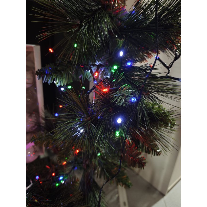 Catena luminosa 700 minilucciole LED multicolore