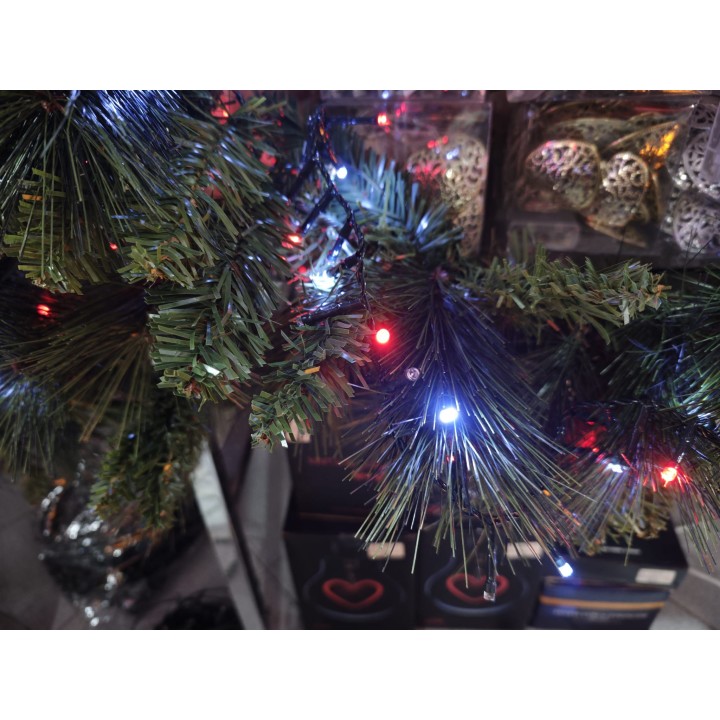 Catena luci led 700 led minilucciole multicolore 19 metri |…