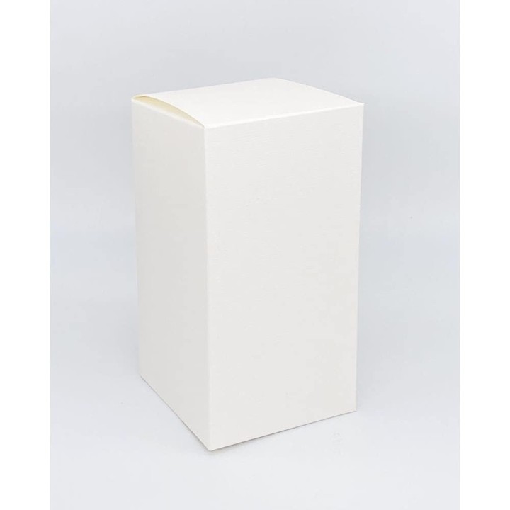 Scatola pieghevole seta bianca 80 x 80 x 200 mm | CarinCasa