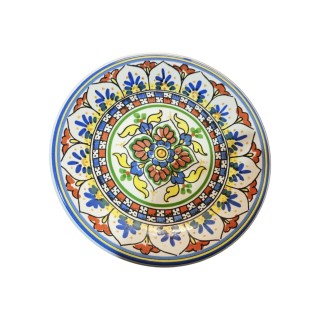 Piatto 20 cm ceramica salerno pachino red rosso