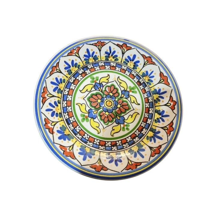 Piatto 20 cm ceramica salerno pachino red rosso