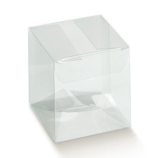 Scatola in pvc trasparente 7x7x14 cm - 70x70x140 mm
