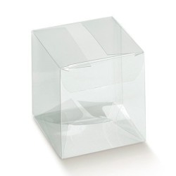 Scatola in pvc trasparente 7x7x14 cm - 70x70x140 mm