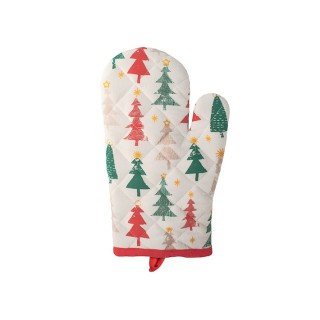 Guanto forest in 50% cotone riciclato e 50% poliestere cm 17x27 cotone tinto in filo, imbottitura 100% poliestere