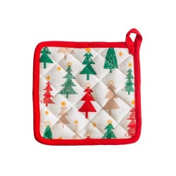 Presina forest in 50% cotone riciclato e 50% poliestere cm 18x18.cotone tinto in filo, imbottitura 100% poliestere