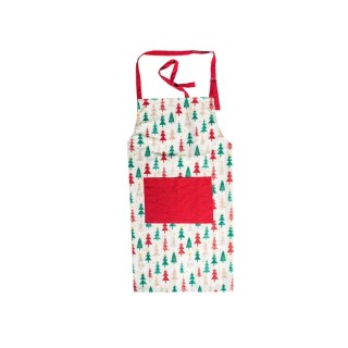 Grembiule forest in 50% cotone riciclato e 50% poliestere cm 80x85 cotone tinto in filo