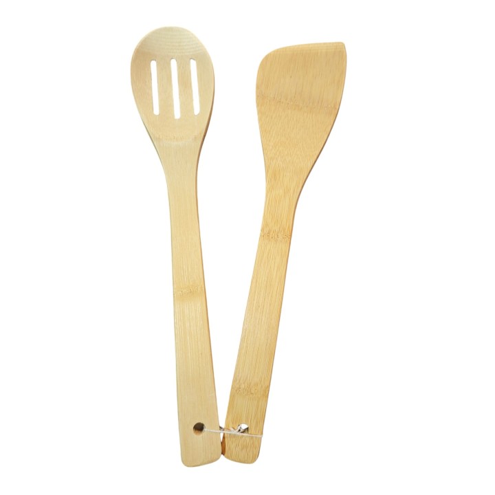 Set due palette legno insalata 30 cm coppia insalata |…