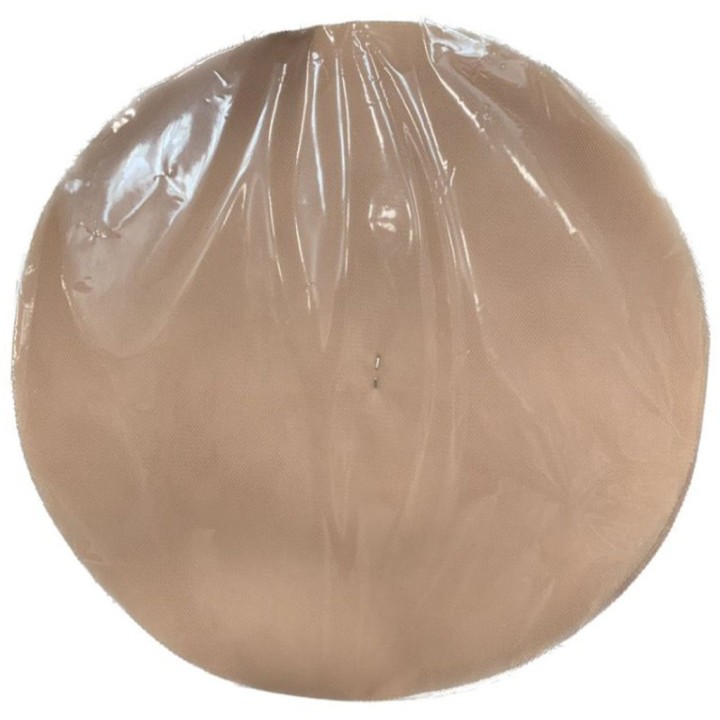 Sacchetto Tulle filè tondo cipria 23 cm | CarinCasa