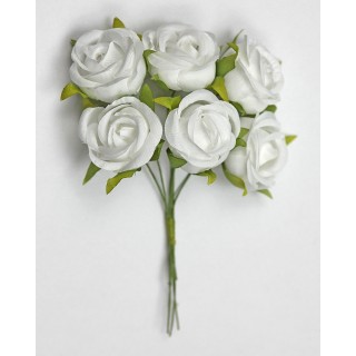 Fiore minori bianco 3 cm