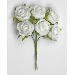 Fiore minori bianco 3 cm