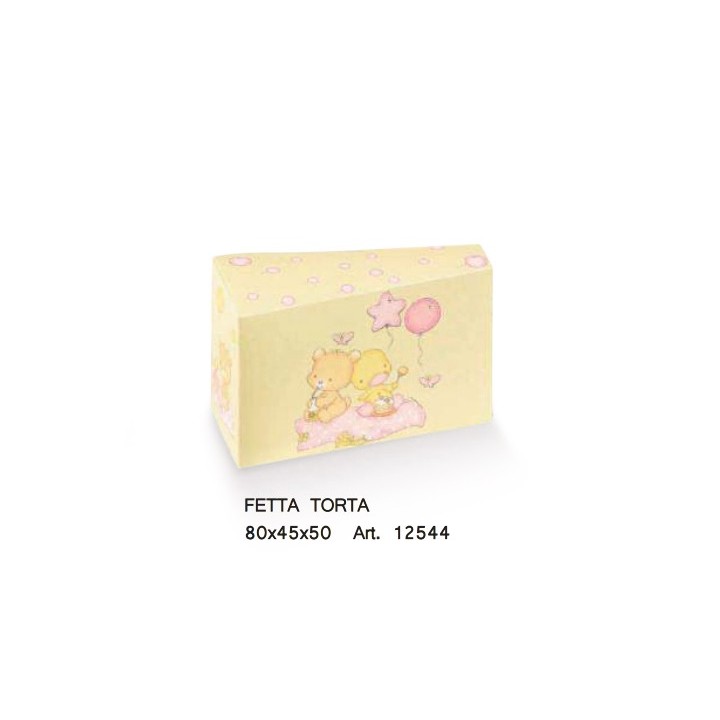 Scatola Scotton Fetta torta 80x45x50 mm - 8x4,5x5 cm…