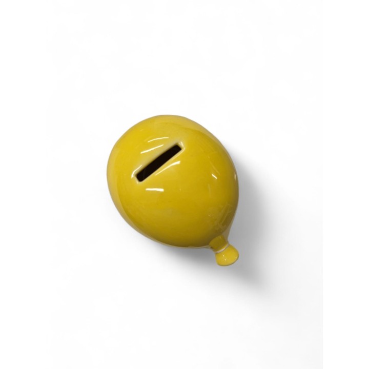 Palloncino salvadanaio giallo 12x9 cm | CarinCasa