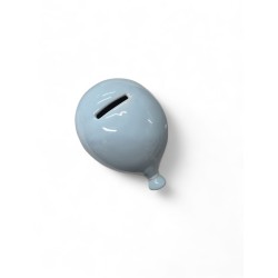 Palloncino salvadanaio celeste 12x9 cm Ilary Queen