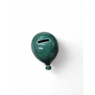 Palloncino salvadanaio Verde 12x9 cm | CarinCasa