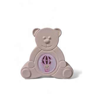 Orso led rosa gres con plex 13x13 cm | CarinCasa