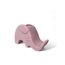 Elefante portacellulare rosa lucido  13x8,5 cm Ilary Queen