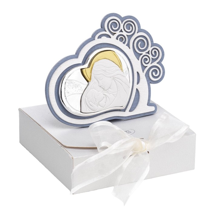 Madonna con albero della vita placca argento cuore bagutta…