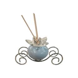 Profumatore carrozza celeste Debora Carlucci 13x10cm