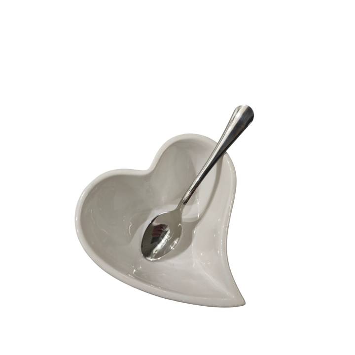 Antipastiera formaggiera con cucchiaio acciaio e mattonella…