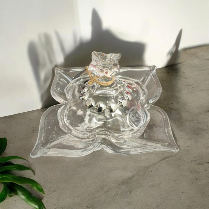 Scatola zara media centrotavola con cuori argento harmony…