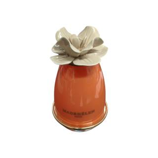 Porta candela arancio madrhelen 15x8.5 cm | CarinCasa
