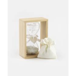 Clessidra Cuore con Cornice Grande 10x15x4,5 cm
