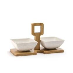 Set antipastiera due ciotole 21x9x12 cm madrhelen